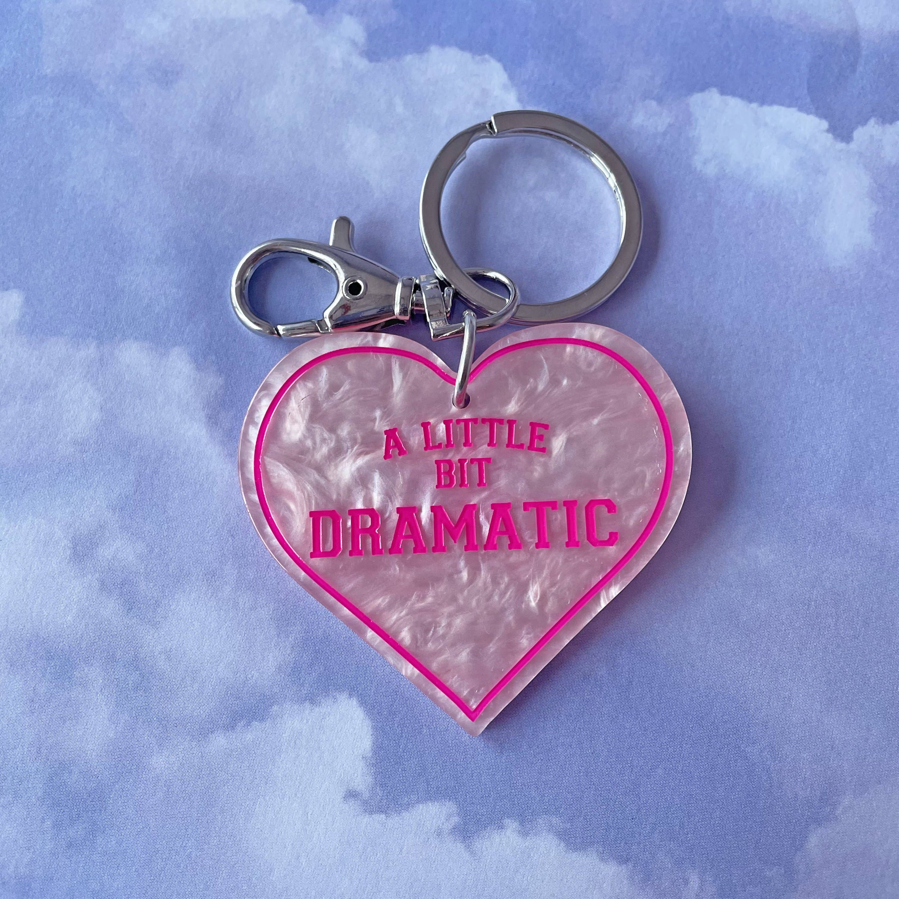 Brat Glitter Keychain