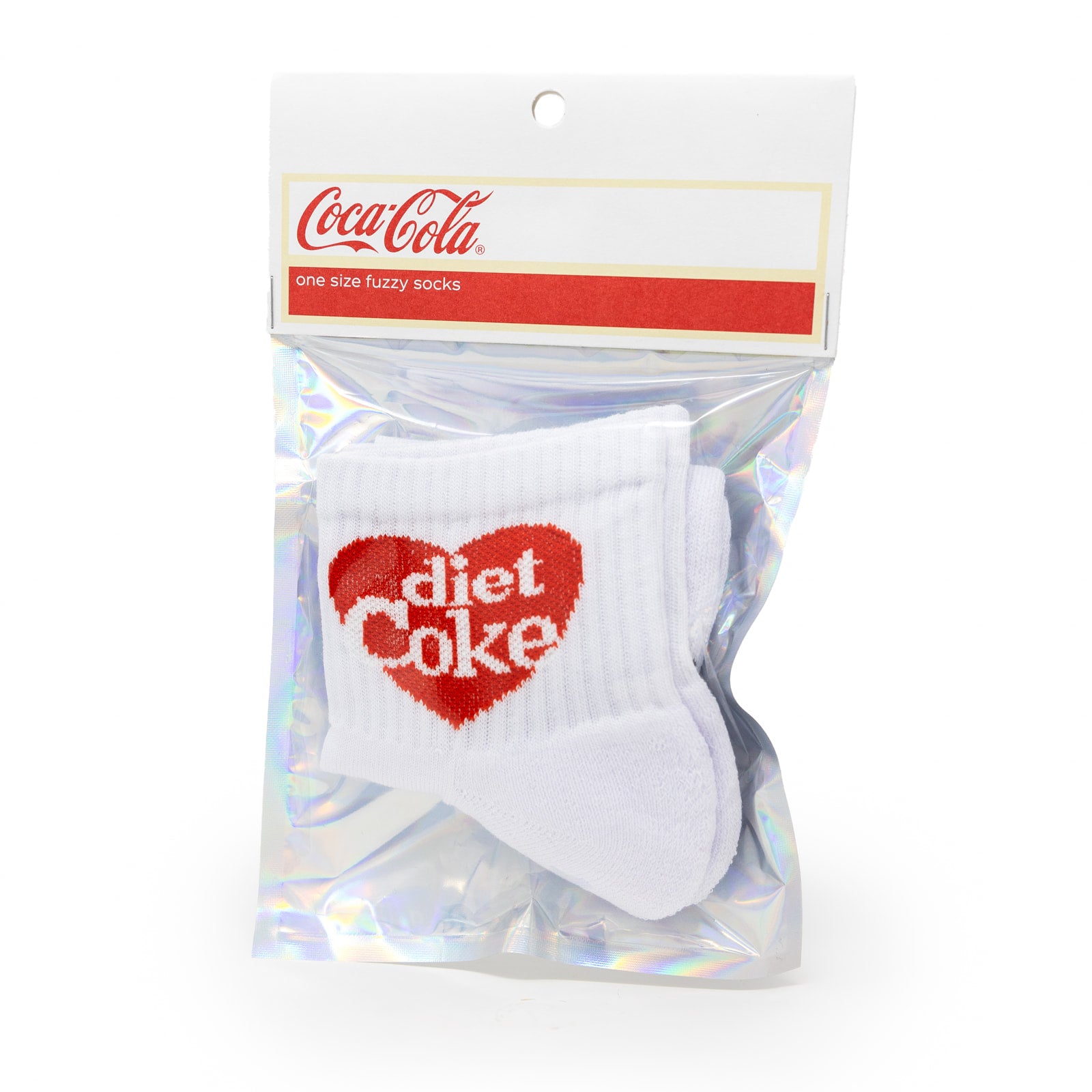 Coca-Cola® Diet Coke Heart High Ankle Socks