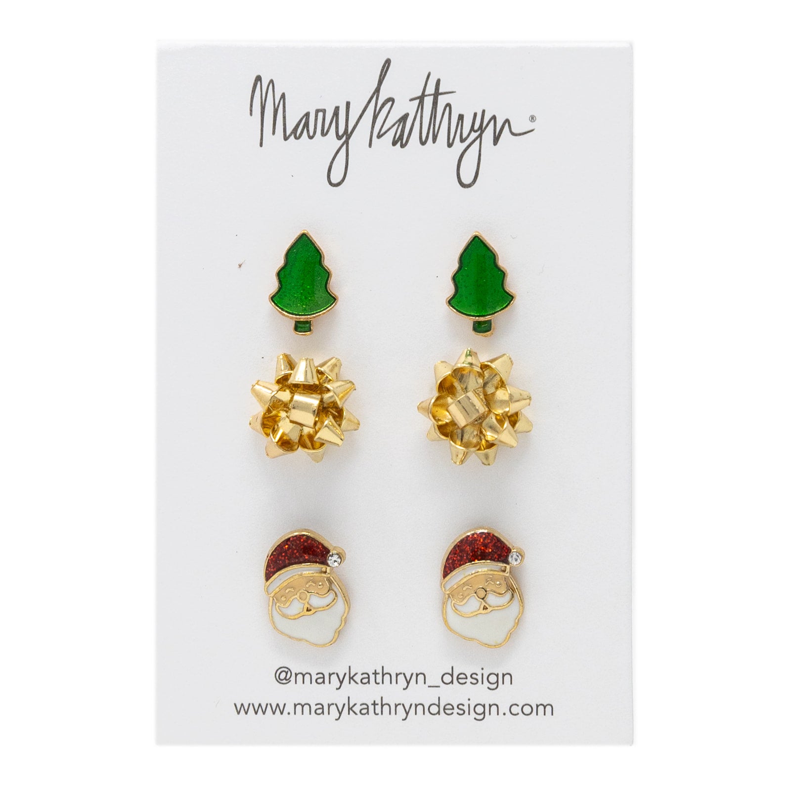 Santa Claus is Coming to Town Studs-3 pack