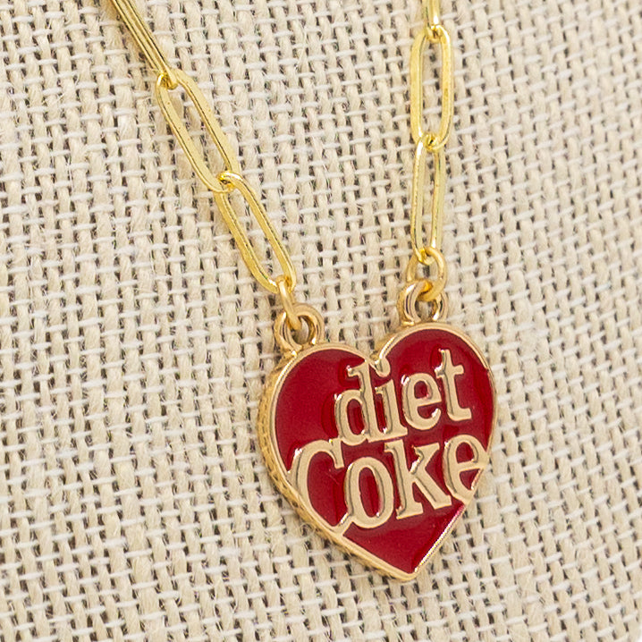 Coca-Cola® Diet Coke Heart Necklace