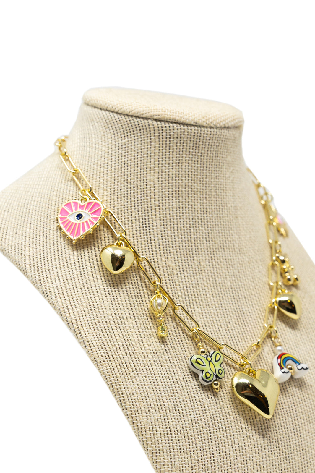 Joyful Heart Charming Necklace